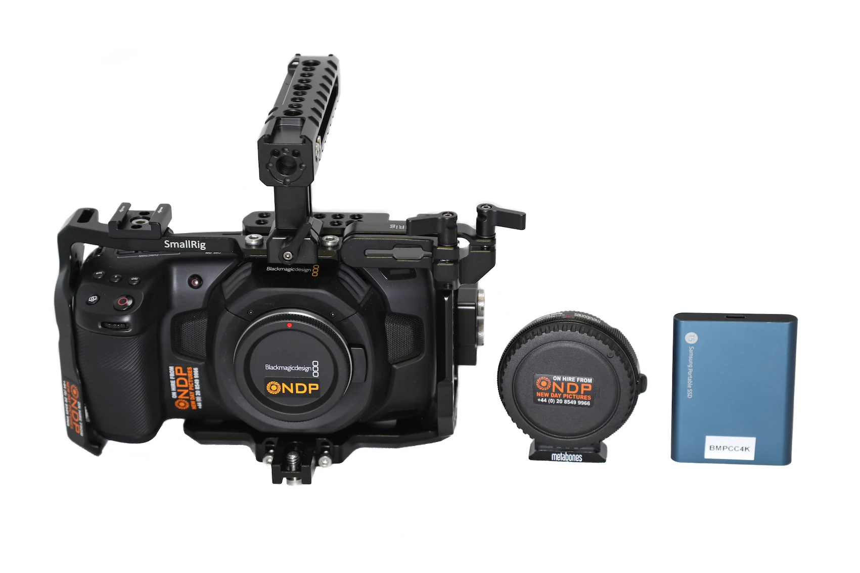 Blackmagic Pocket Cinema Camera 4K Hire - £75/day or £225/week